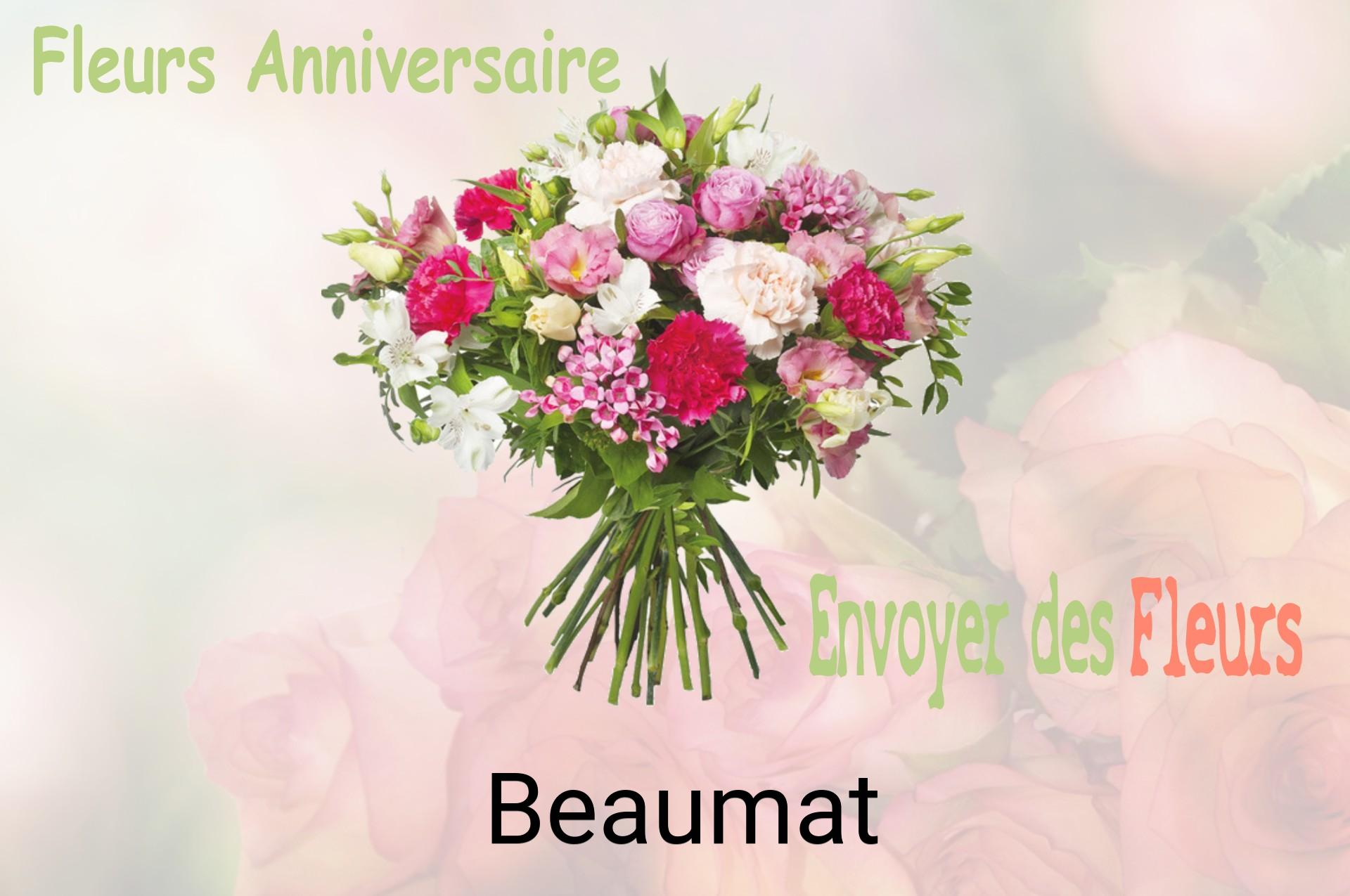 Bouquet de fleurs d’anniversaire livré à Beaumat