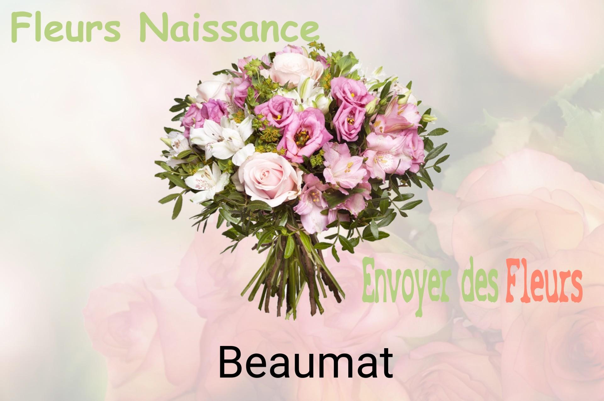 Bouquet de fleurs de naissance livré à Beaumat